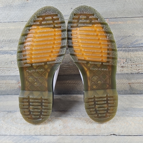 Dr. Martens AirWair 1461 White Patent Leather Oxford Shoes  NEW - Picture 5 of 10